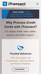 Mobile Screenshot of itransact.com